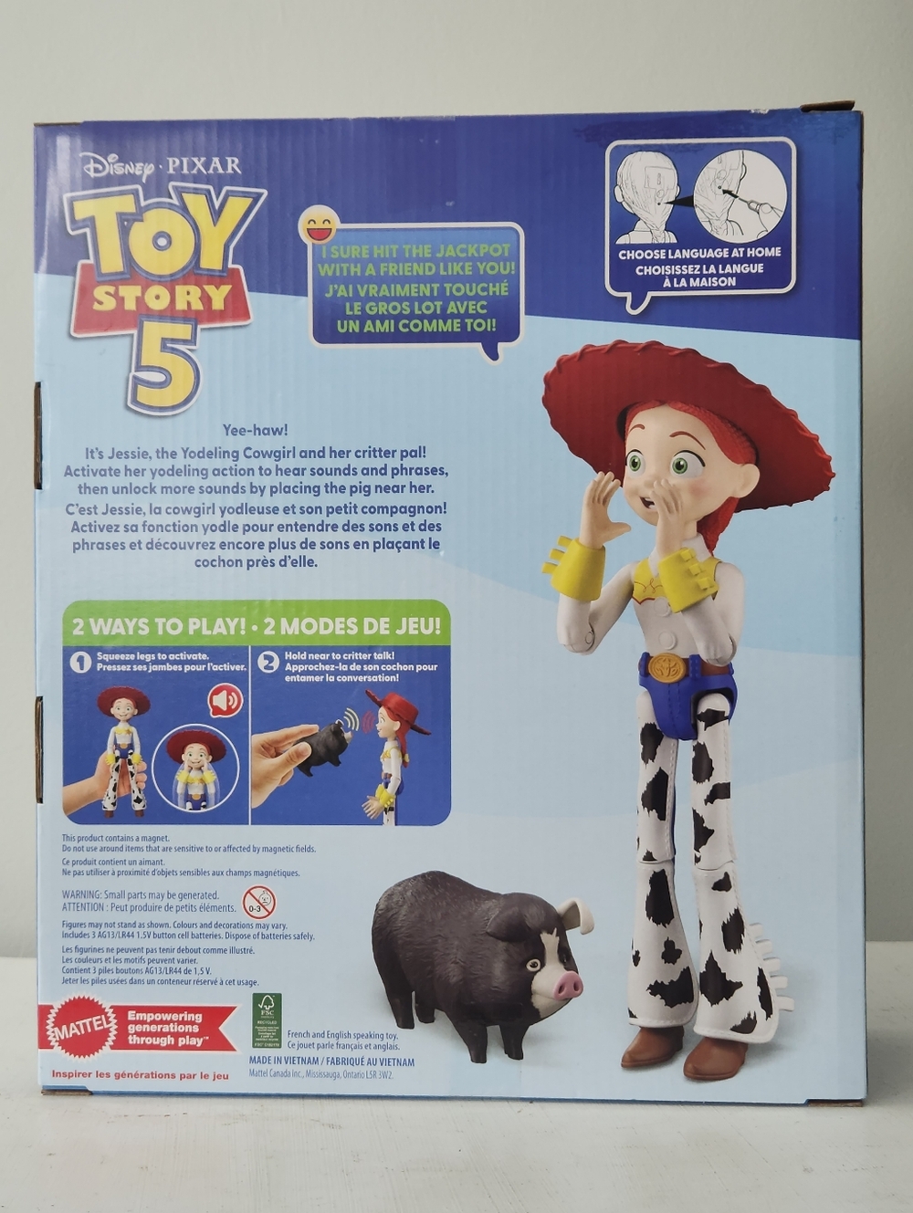 Disney Pixar Toy Story 5 Critter Talk Jessie 12" Action Figure Set - Damaged Box - Picture 3 of 12